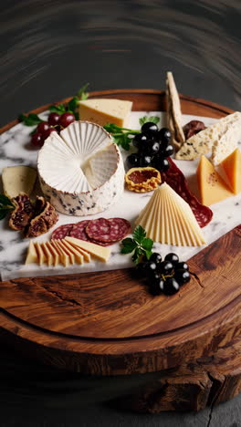 gourmet cheese and charcuterie platter