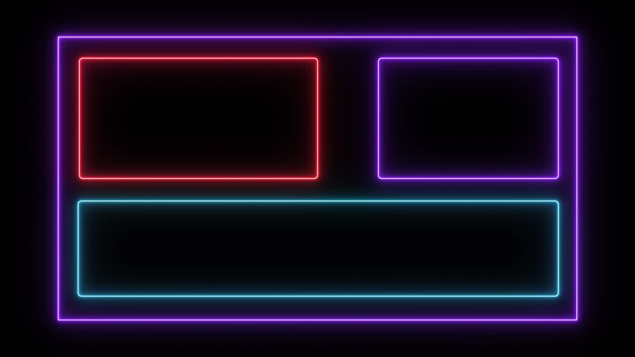 color de brillo de neón movimiento fondo de arte sin costuras pantalla de movimiento abstracto 4k