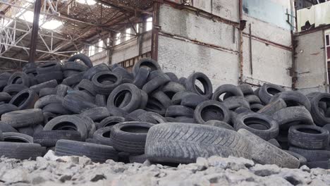 old rubber wheels for trash factory recycling