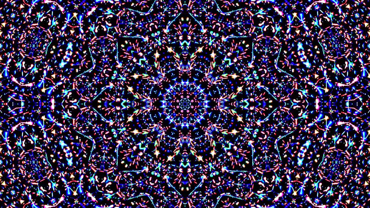 luz abstracta brillante que gobierna el color completo, caleidoscopio