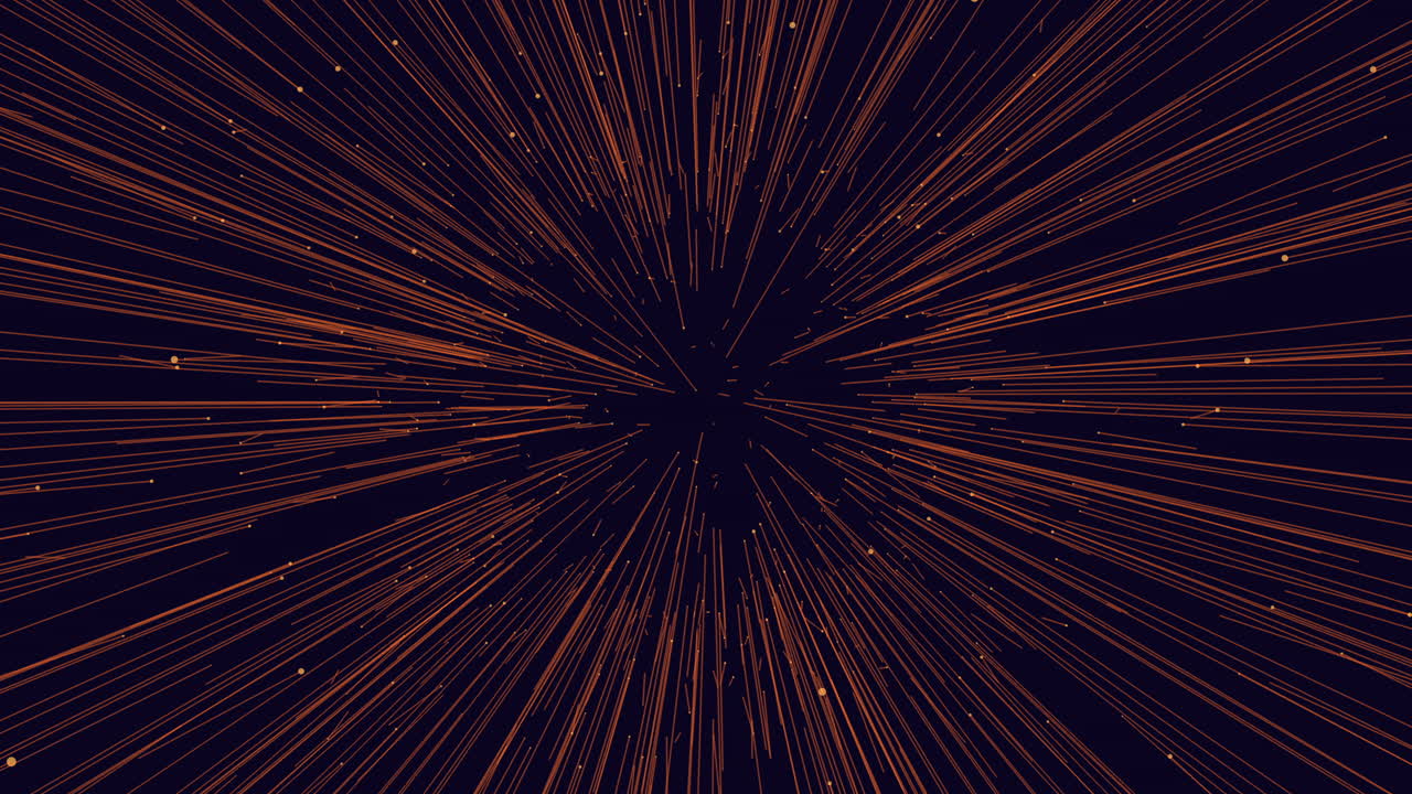 Abstract starfield warp speed light streaks background, futuristic space travel