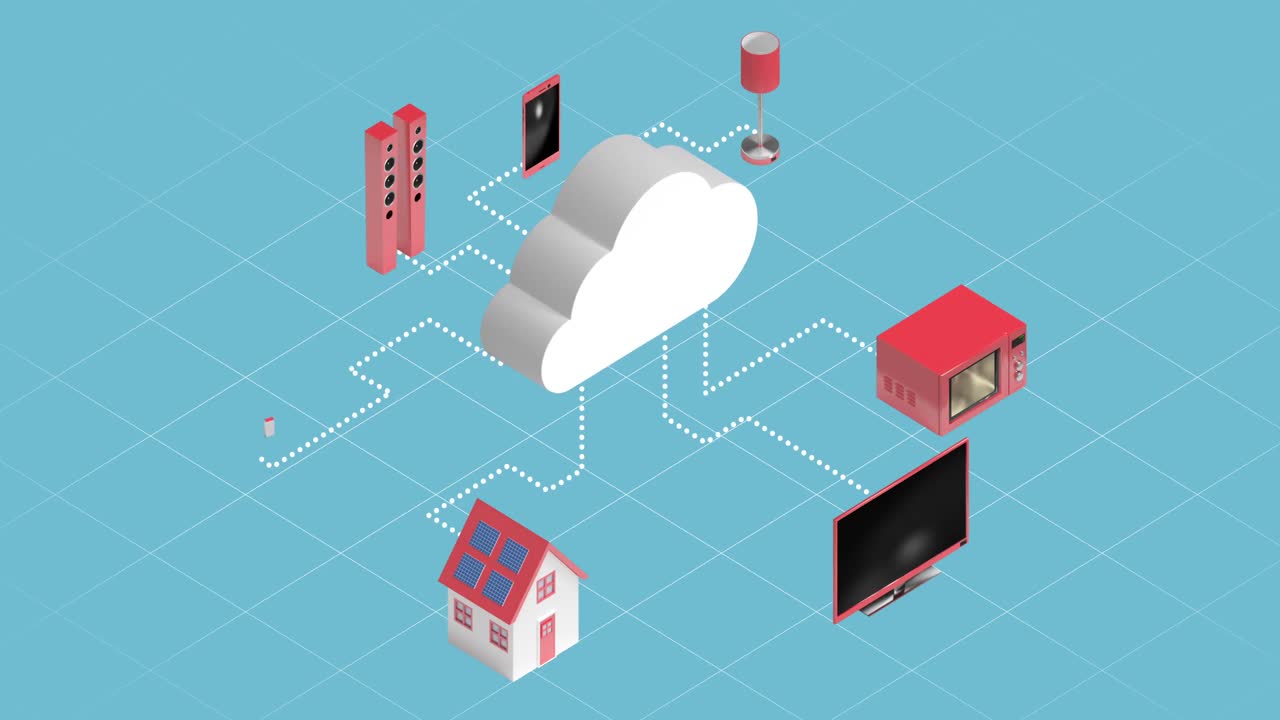 Home appliances connecting through cloud computing