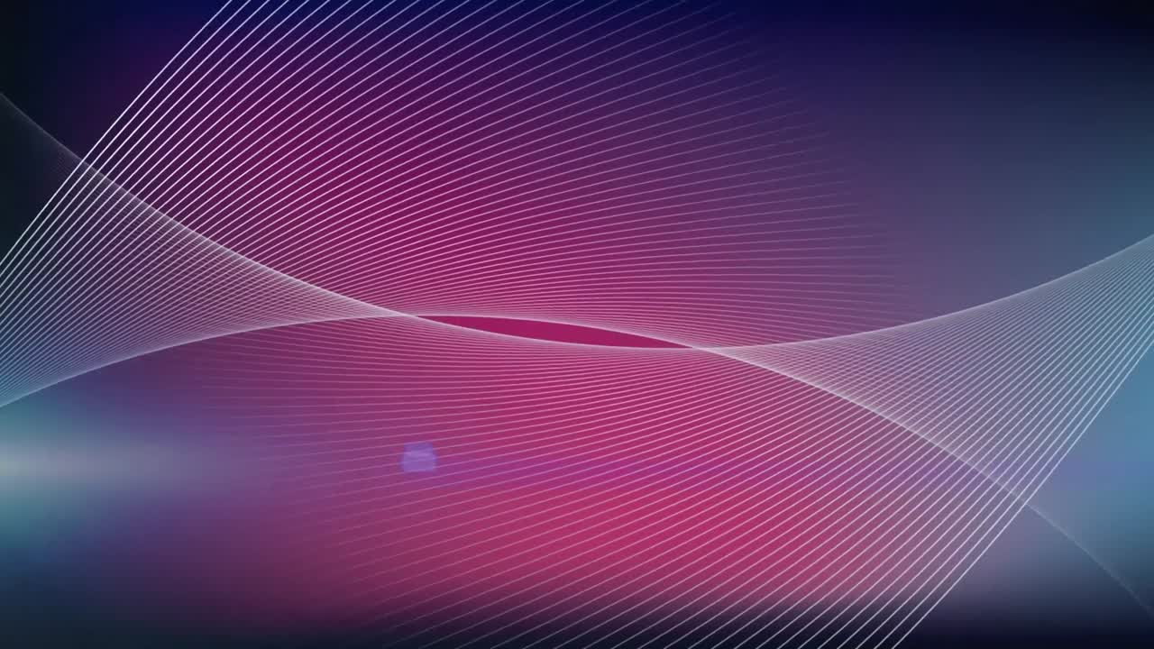 animación de patrones de ondas dinámicas que se mueven sobre un fondo de color