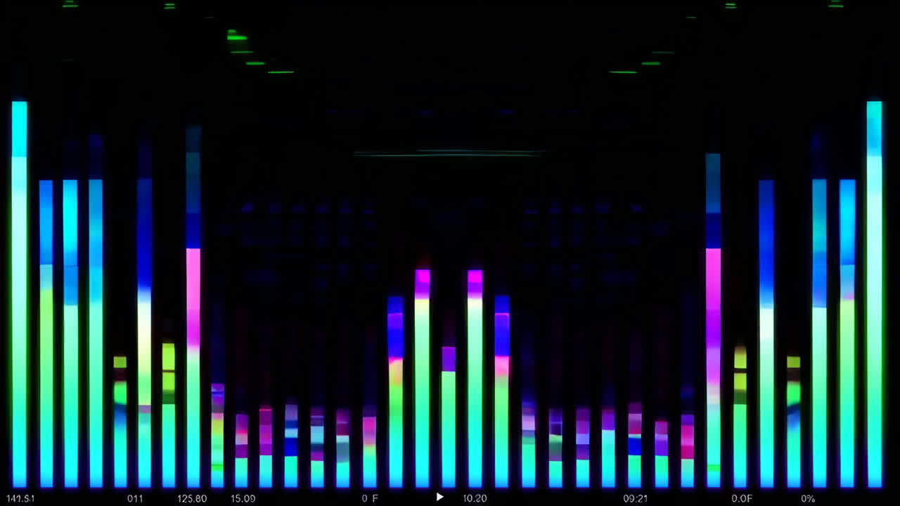 Colorful Audio Visualization