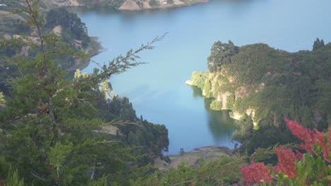 Close-shot-to-wenchi-Lake-with-a-bit-of-slide-movement