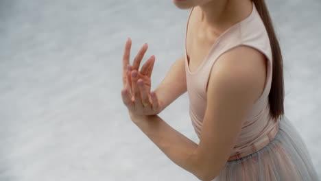 bailarina de ballet posando
