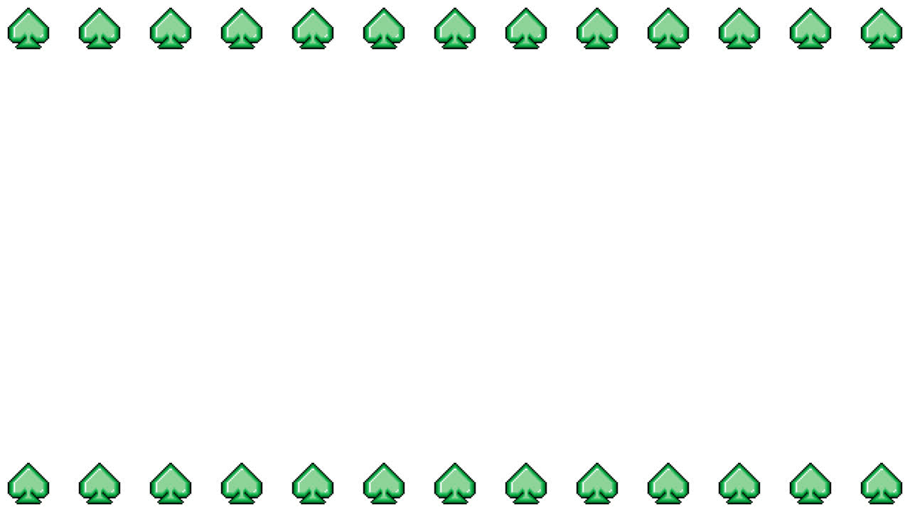 Pixel Art Spade Frame Animated Overlay 1080p Transparent 30 fps (5).mov