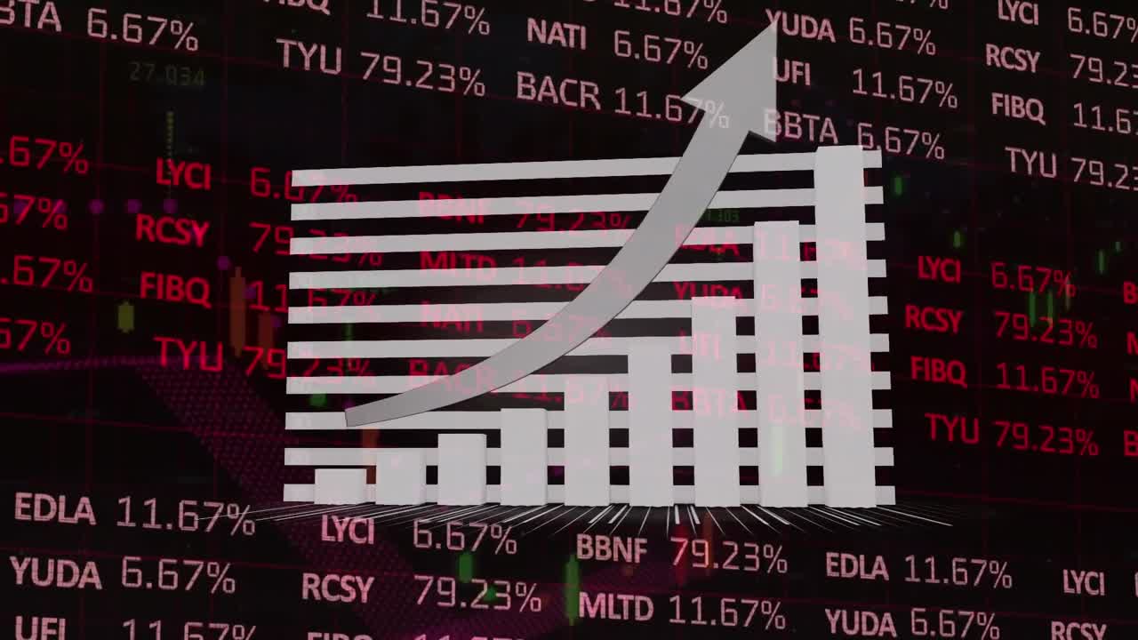 Animation of statistics with arrow and data processing