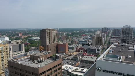 windsor canada aerial view -