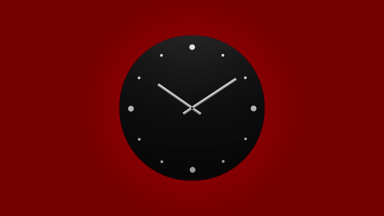 reloj contando hacia atrás 24 horas día velocidad rápida lapso de tiempo 4k hd