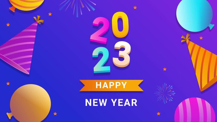 Happy New Year 2023 Celebration Animation 1