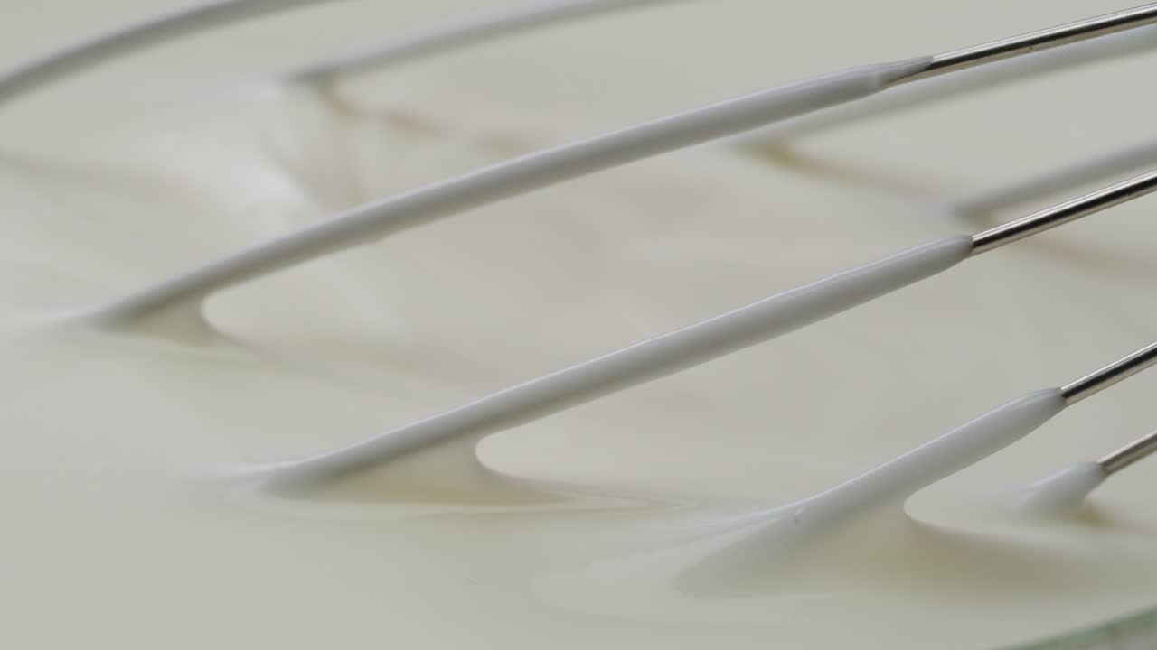 Whipped Cream Being Mixed