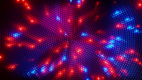 fondo colorido con muchas luces. animación en bucle infinito