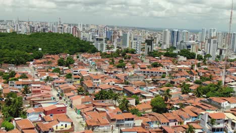 vista superior de las casas en brasil