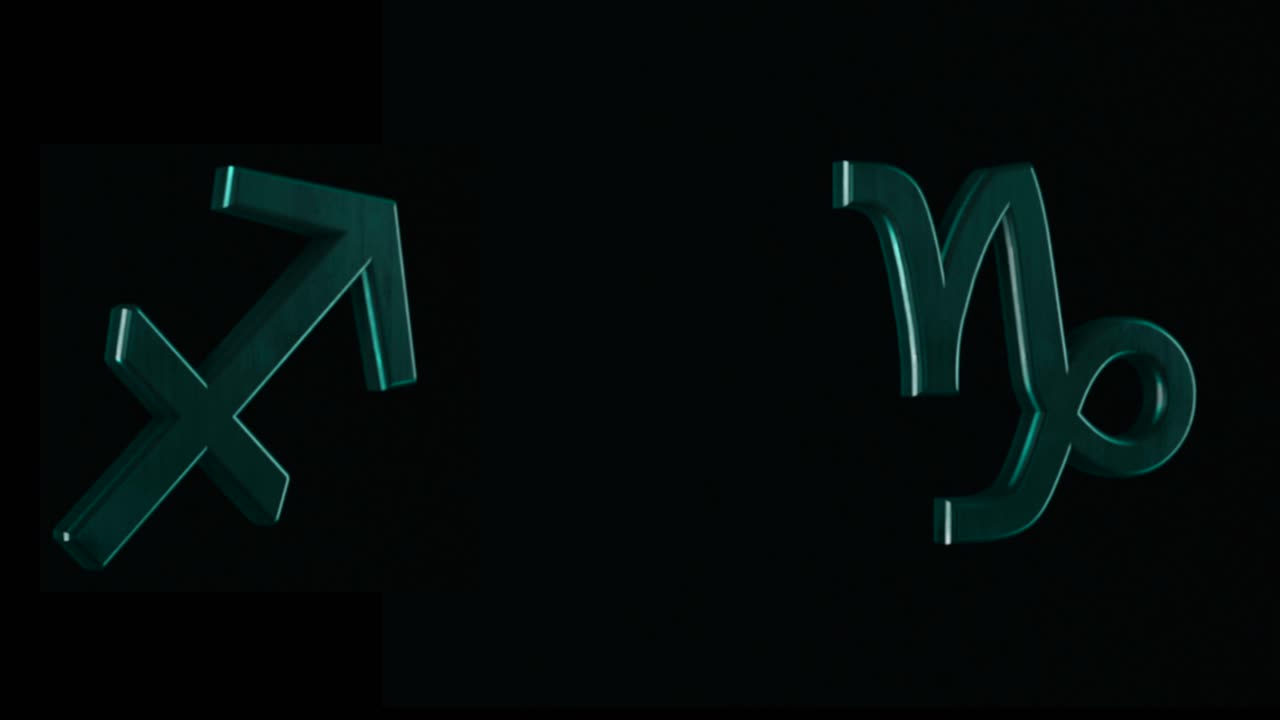 los signos del zodiaco sagitario y capricornio