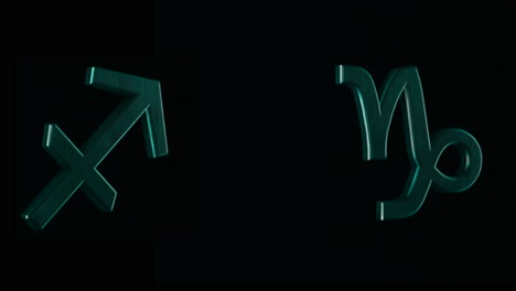 los signos del zodiaco sagitario y capricornio