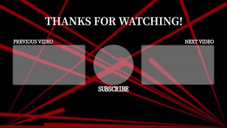 laser stage set beam end card ending screen motion graphics