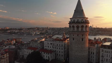 galata tower in istanbul turkey