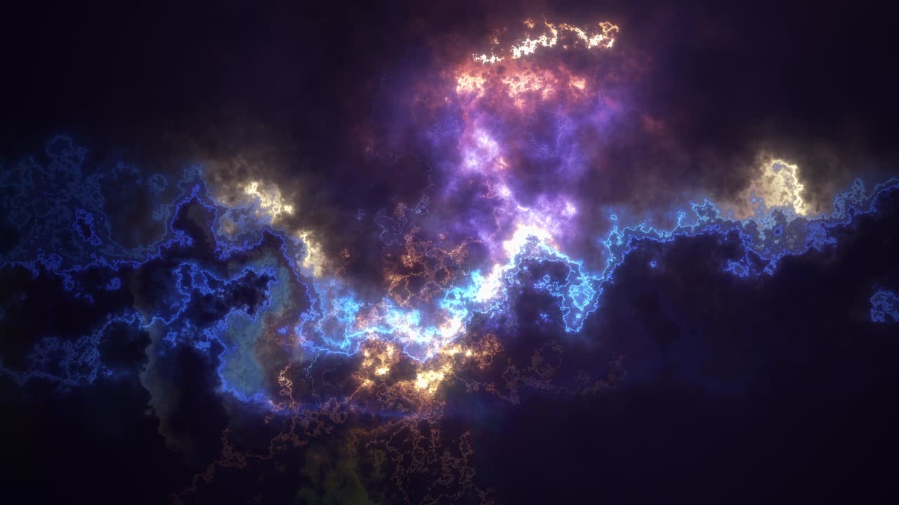 fondo de bucle fractal abstracto de magenta y bronce