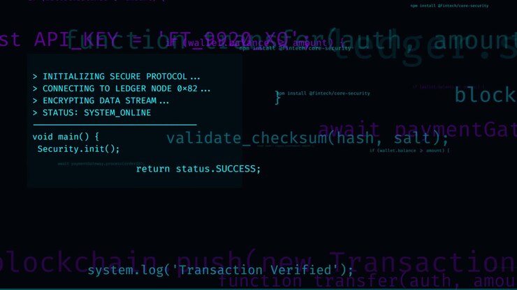 Software Code Initialization and System Security Process on Dark Screen