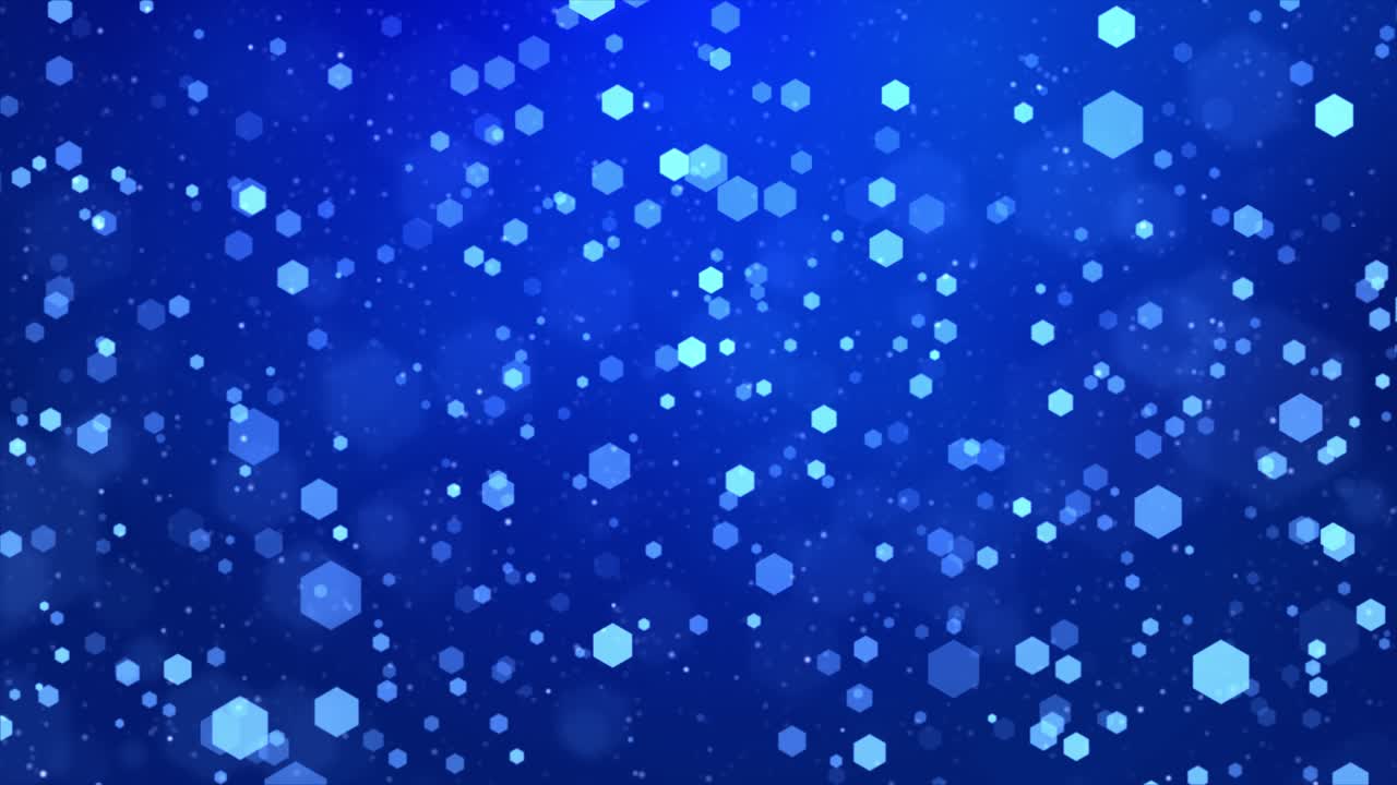 추상 파란색 육각형 배경