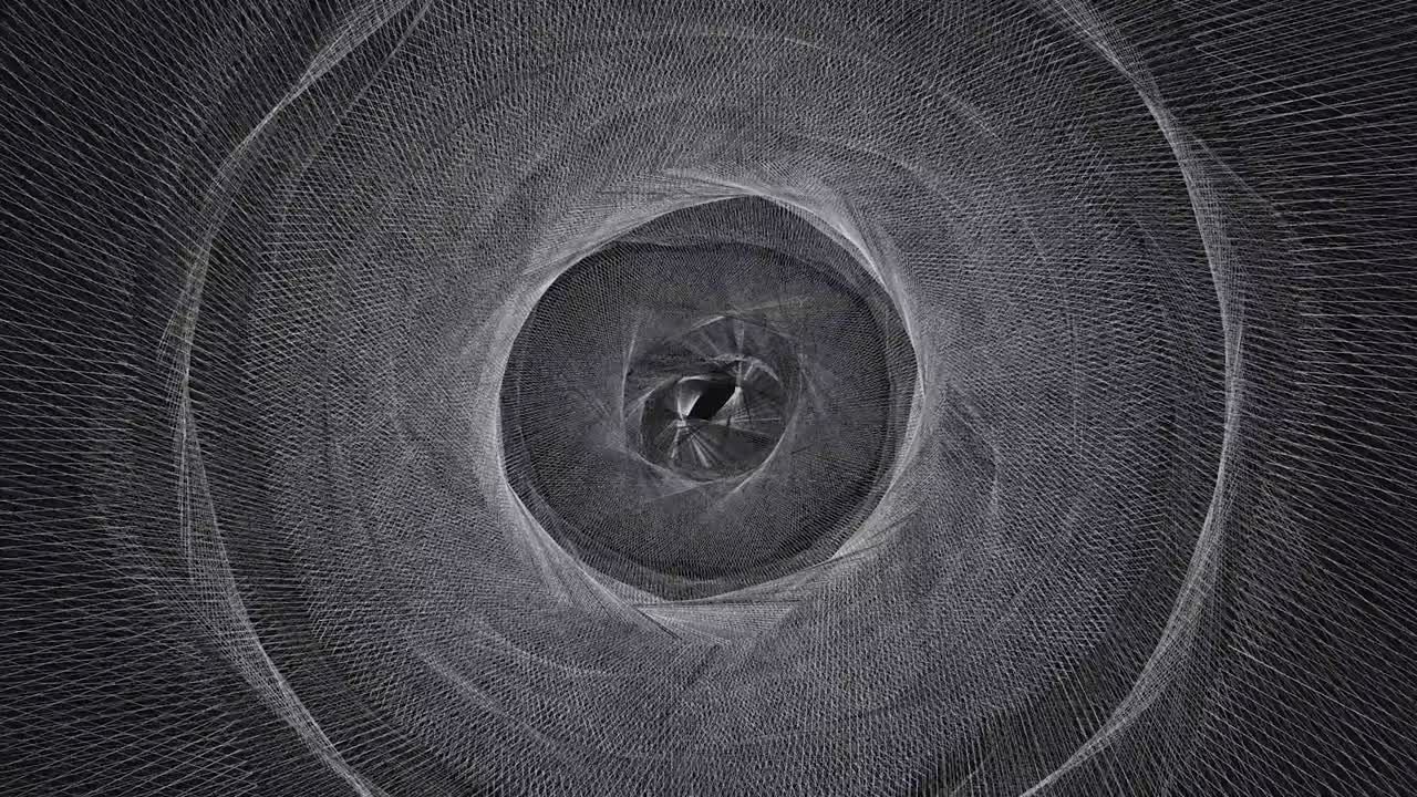 fondo abstracto túnel geométrico fiscedélico vc