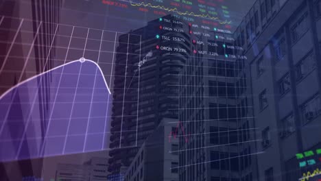 Animation-of-data-processing-over-cityscape