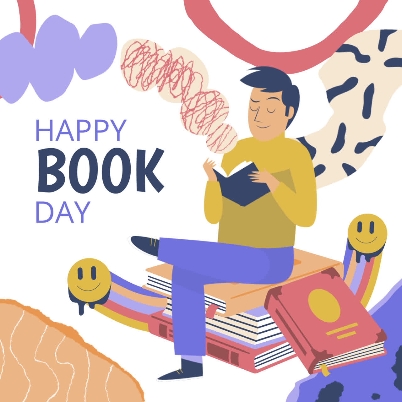 Glædelig Bogdag-illustration
