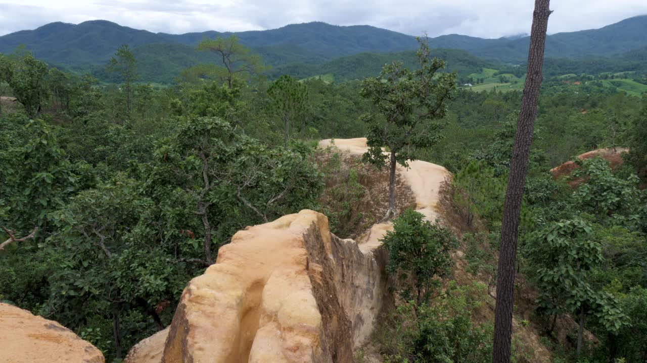 Pai Canyon (Kong Lan) Mae Hong Son, Northern Thailand - Wide Shot