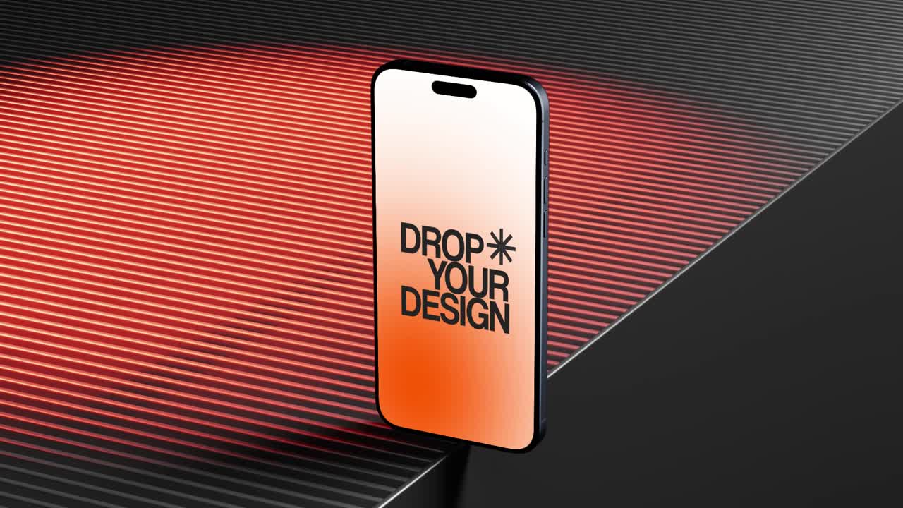 Mobile Phone Screen Mockup