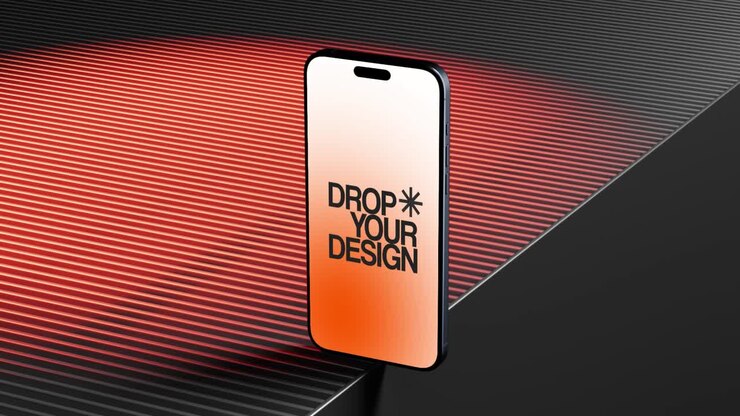 Mobile Phone Screen Mockup