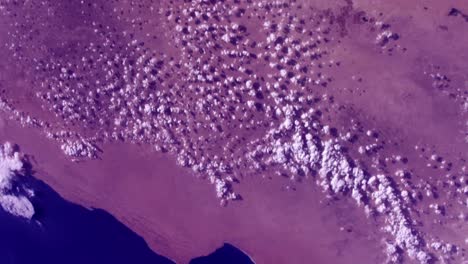 la tierra vista desde el espacio. desierto. imágenes de dominio público de la nasa