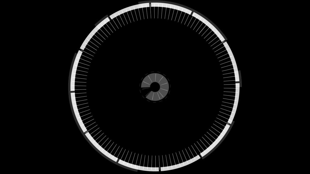 componente de fondo gráfico de video. animación redonda abstracta.