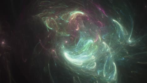 millions of galaxies swirling and moving around in the universe 3d render