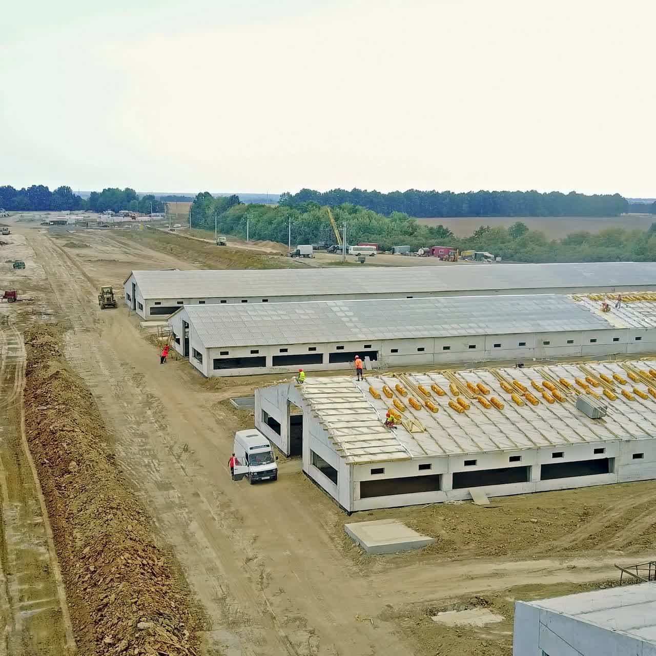 Constructing agriculture farm