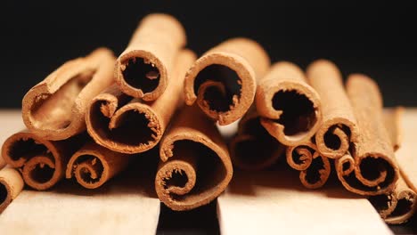 cinnamon sticks close up