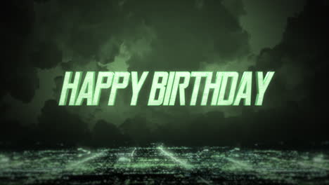 Happy-Birthday-on-night-city-with-green-light