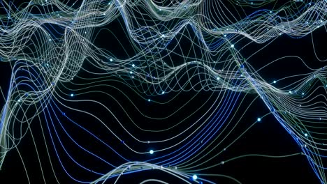 descripción abstracta de 4k de los datos que fluyen a través de una red.