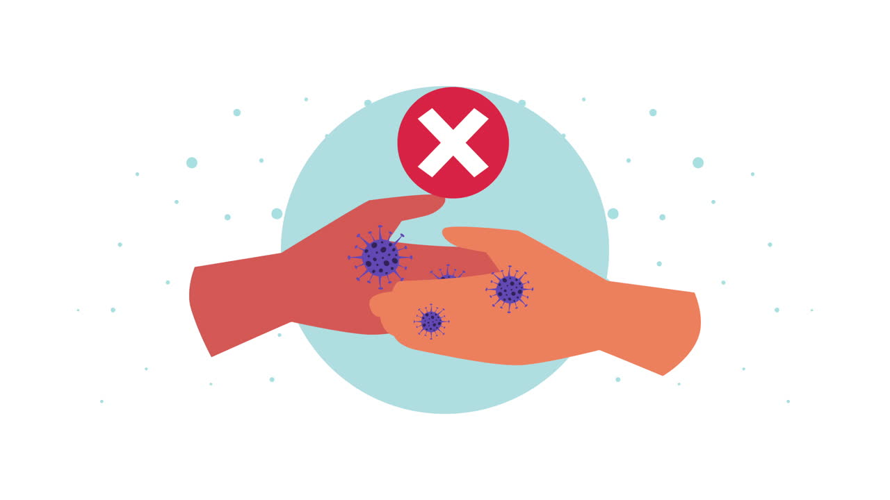 método de prevención del contacto sin apretón de manos covid-19