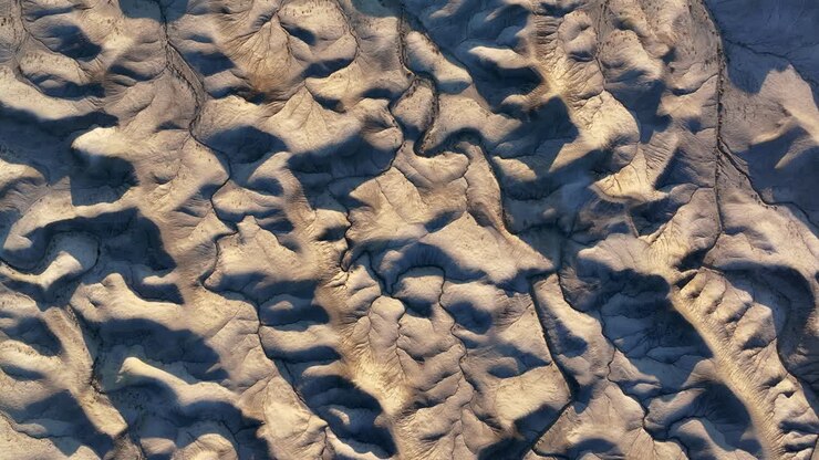Cluster of sandstone in Utah desert valley plateau, Hanksville, United States
