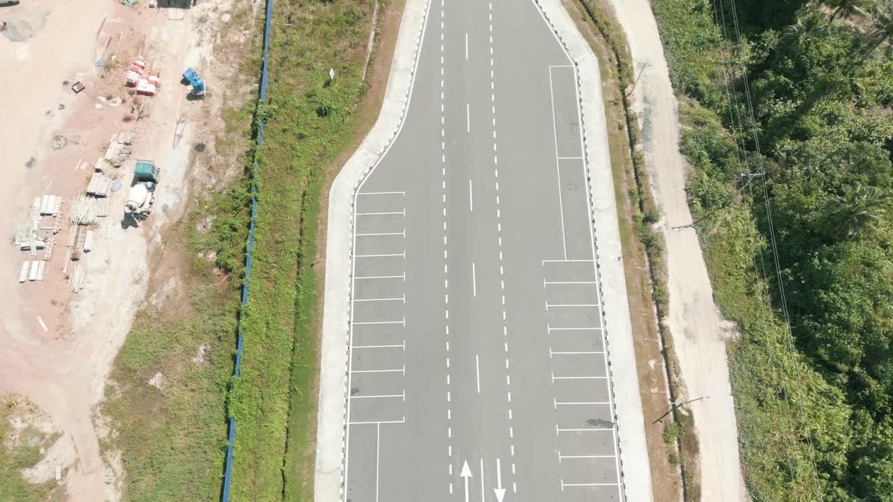 Beautiful Paradise Drone Aerial View Telok Melano Sarawak, Kampung Telok Melano was once a shelter during sea storms for traders from Sambas, Indonesia to Kuching