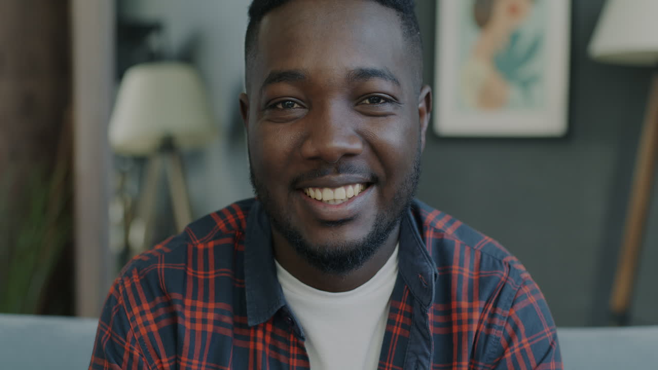 Smiling African American Man