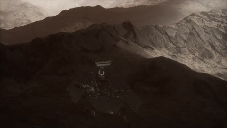 oportunidad de marte explorando la superficie del planeta rojo
