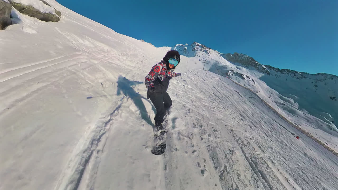 el snowboard de freeriding