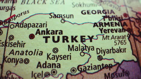 Map of Turkey and Surrounding Countries