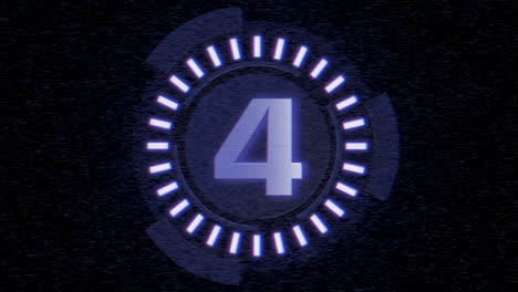 motion blue digital film countdown abstract background in modern style 1