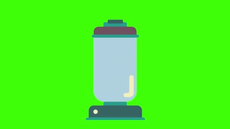 green screen of an animated water cooler