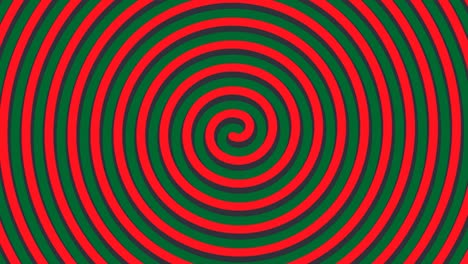 espiral volumétrica giratoria con efecto de ilusión óptica
