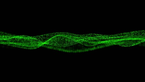particle waves 4k - 4k clip of abstract blue wave particle over dark background, digital technology and innovation concept - abstract blue wave pattern background - abstract moving particle wave in dark background - motion abstract background