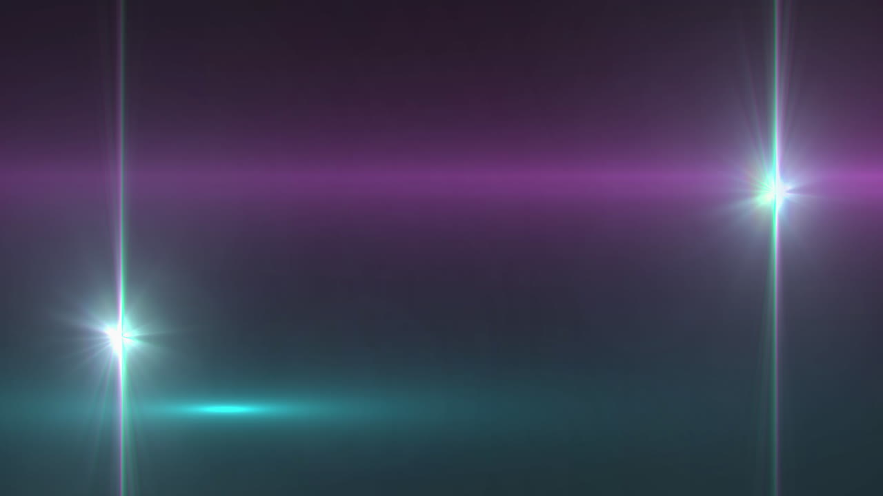 Two spots of light against black background